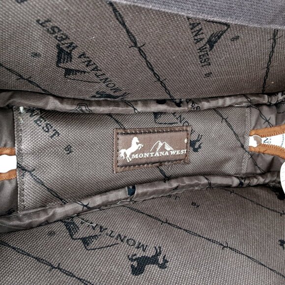 Montana West Western Style Tooled Leather Studded Bible Case Cover - XL - Picture 6 of 6